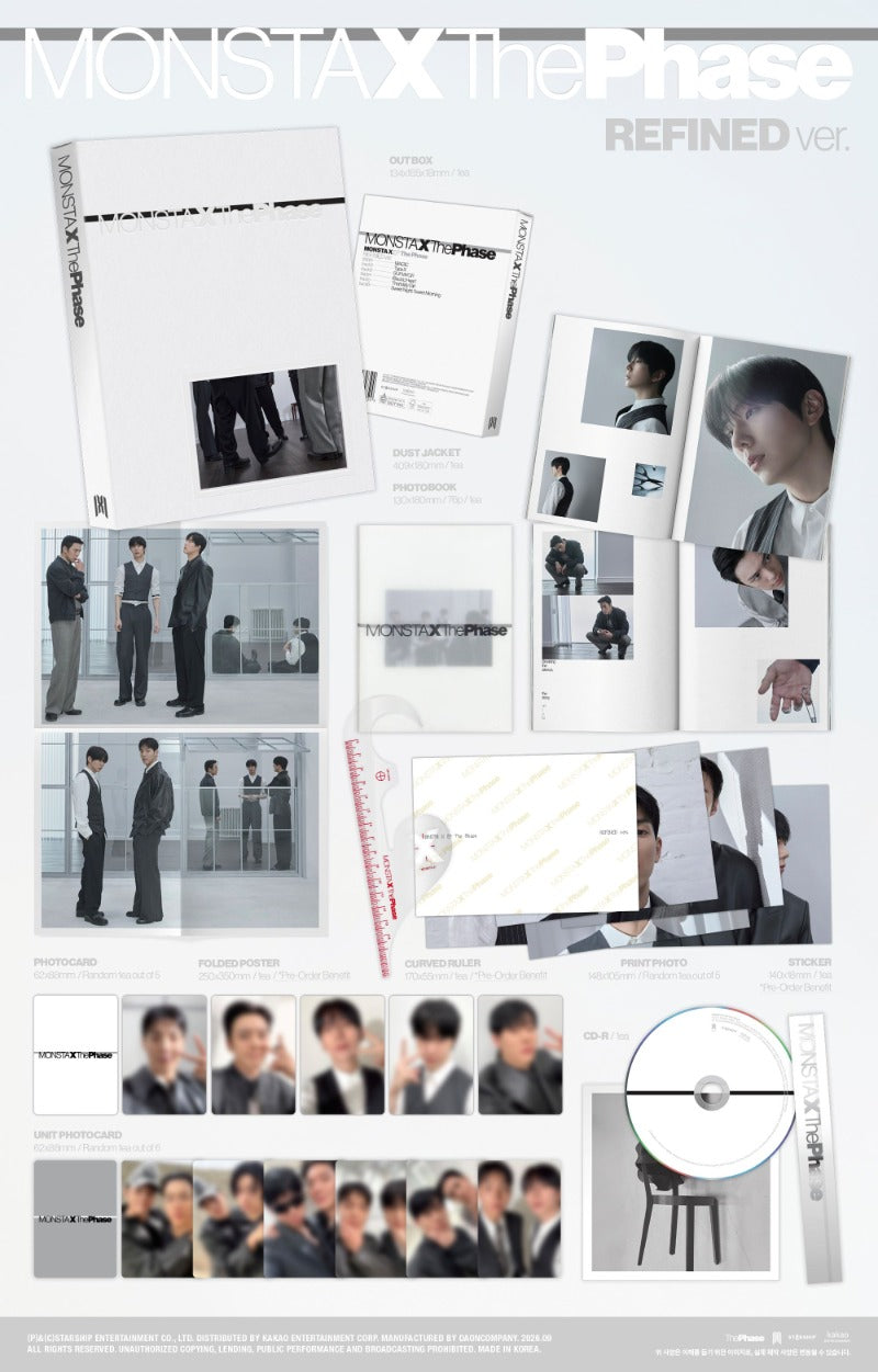 MONSTA X - The Phase [EP Album] (Photobook ver)