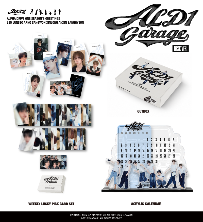 ALPHA DRIVE ONE - 2027 Season's Greetings [ALD1 GARAGE (DESK VER.)]