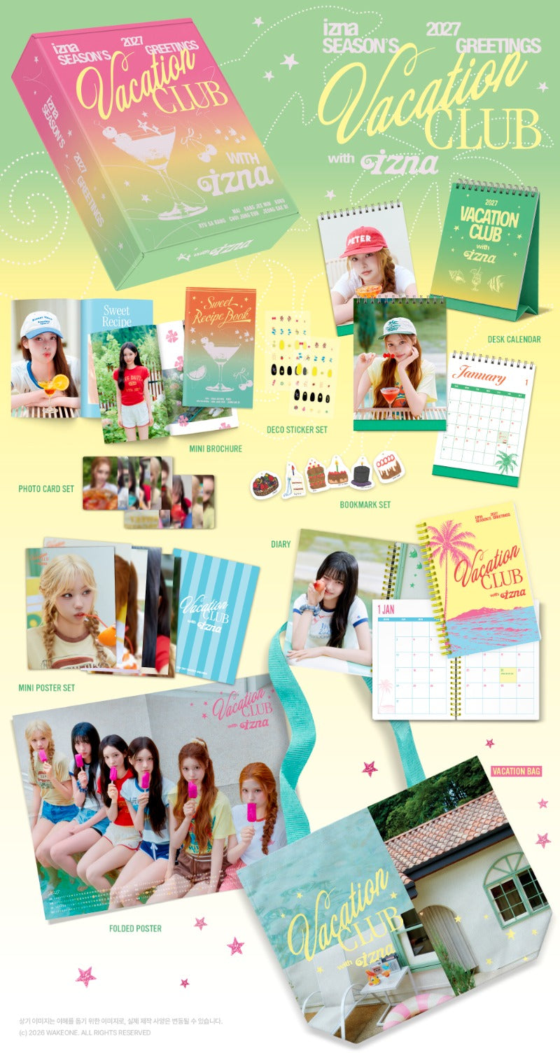 (Supplier/Ktown4u POB) izna - 2027 Season's Greetings (VACATION CLUB with izna)