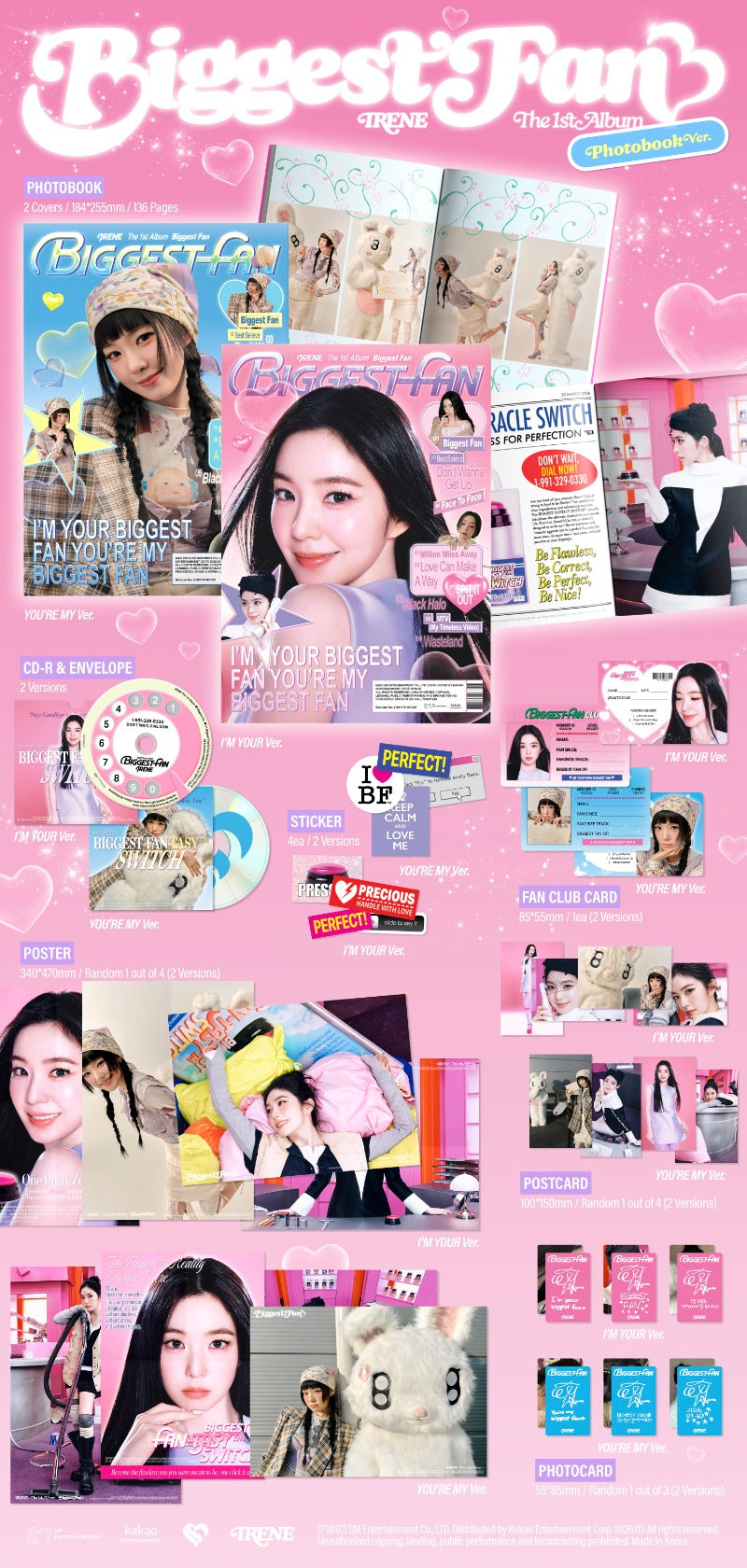 IRENE - Biggest Fan [1st Full Album] (Photobook ver)