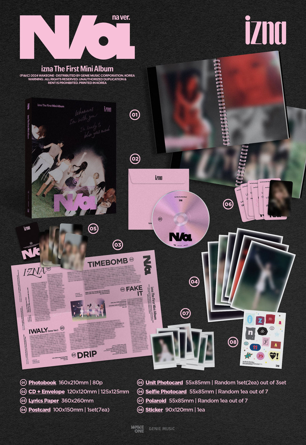 IZNA - N/A [1st Mini Album] (Photobook ver)