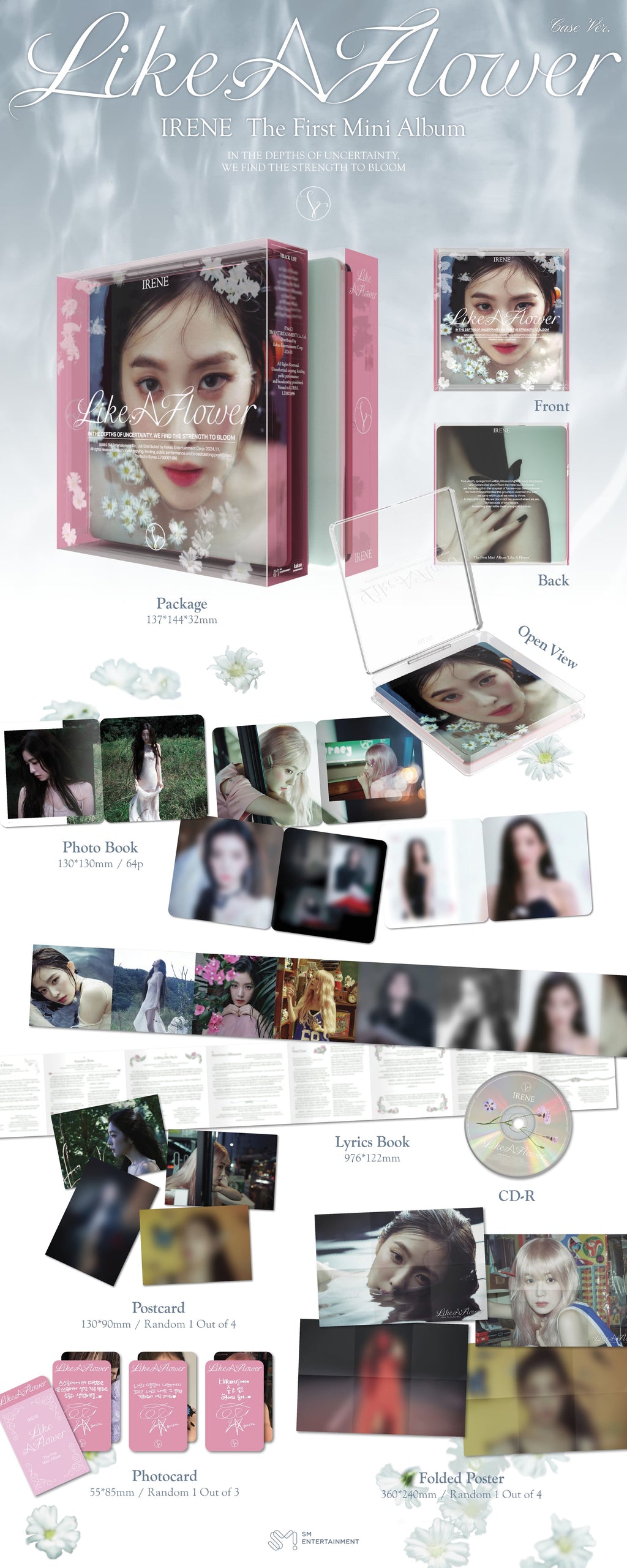 IRENE - Like A Flower [1st Mini Album] (Case ver)