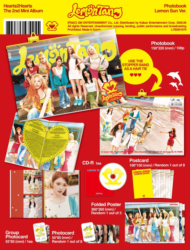 Hearts2Hearts - Lemon Tang [2nd Mini Album] (Photobook ver)
