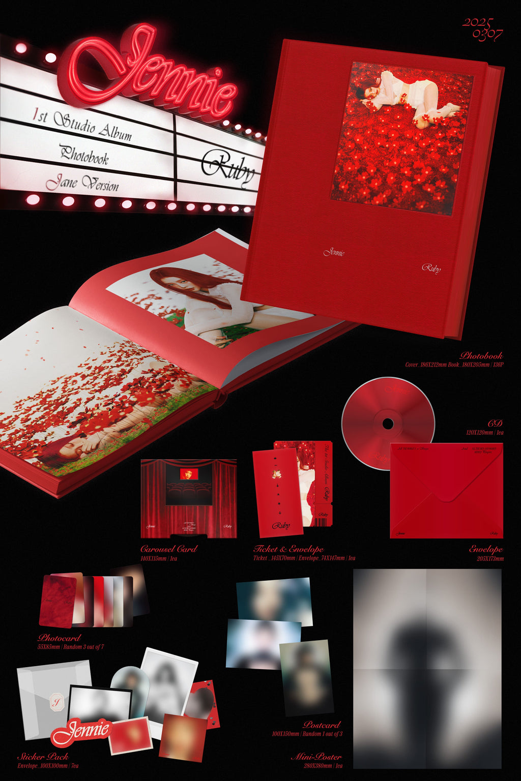 JENNIE - Ruby [1st Studio Album] (Photobook ver)