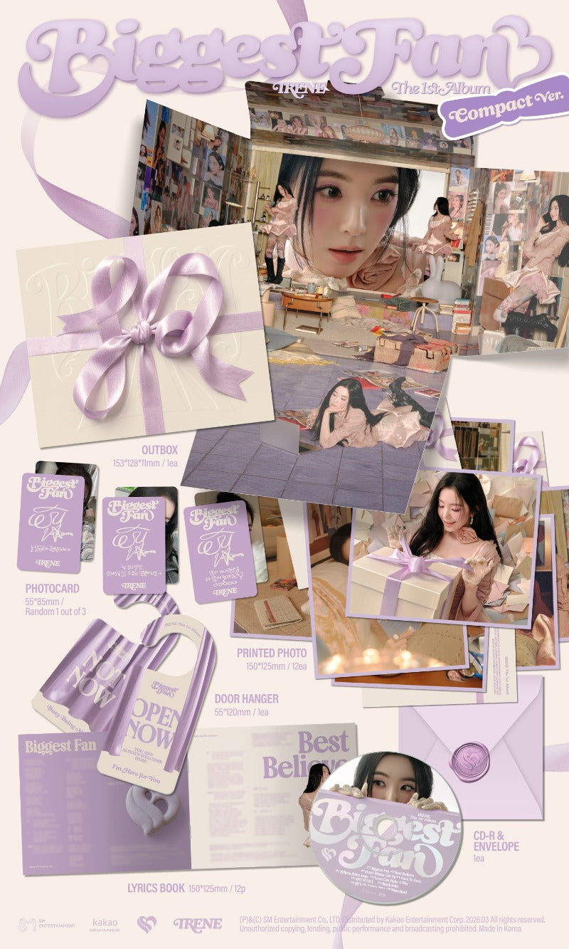 (Supplier/Applemusic) IRENE - Biggest Fan [1st Full Album] (Compact ver)