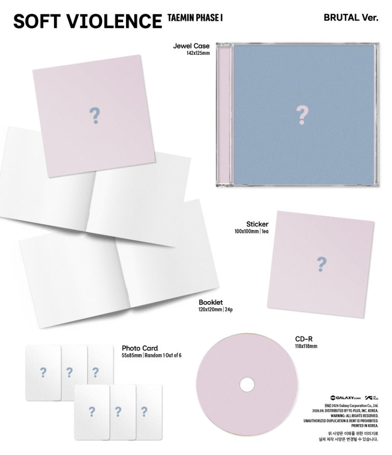 TAEMIN - Phase I: Soft Violence (Jewel ver)