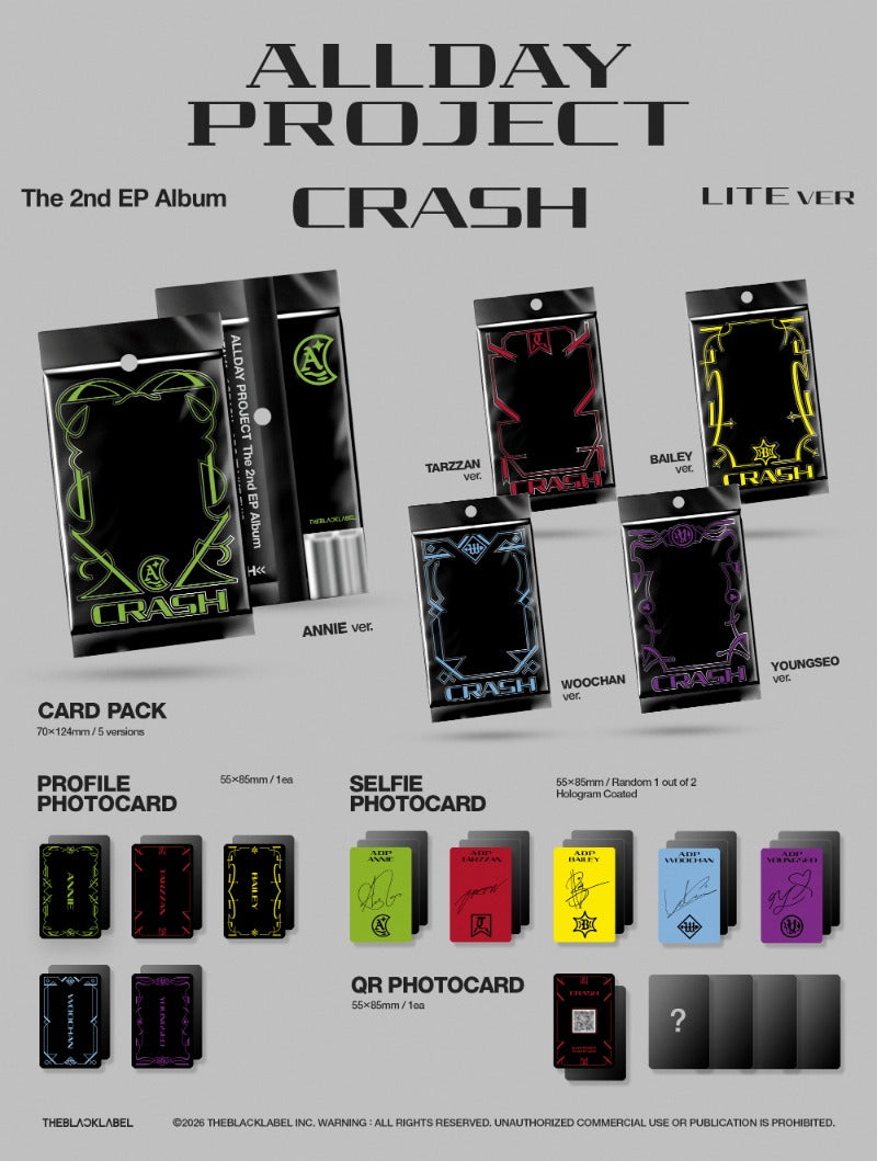 ALLDAY PROJECT - CRASH [2nd EP Album] (Lite ver)