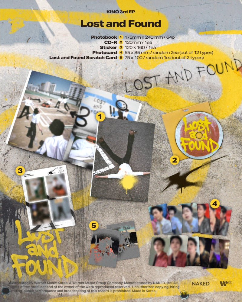 KINO - Lost and Found [3rd EP Album]