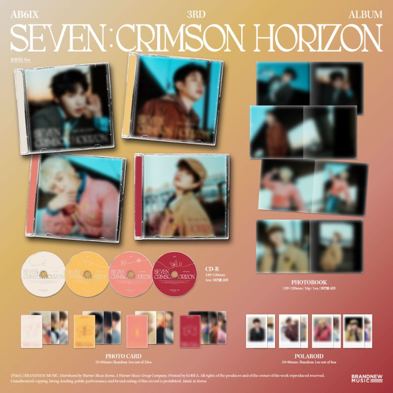 AB6IX - Seven: Crimson Horizon [3rd Album] (Jewel Case ver)