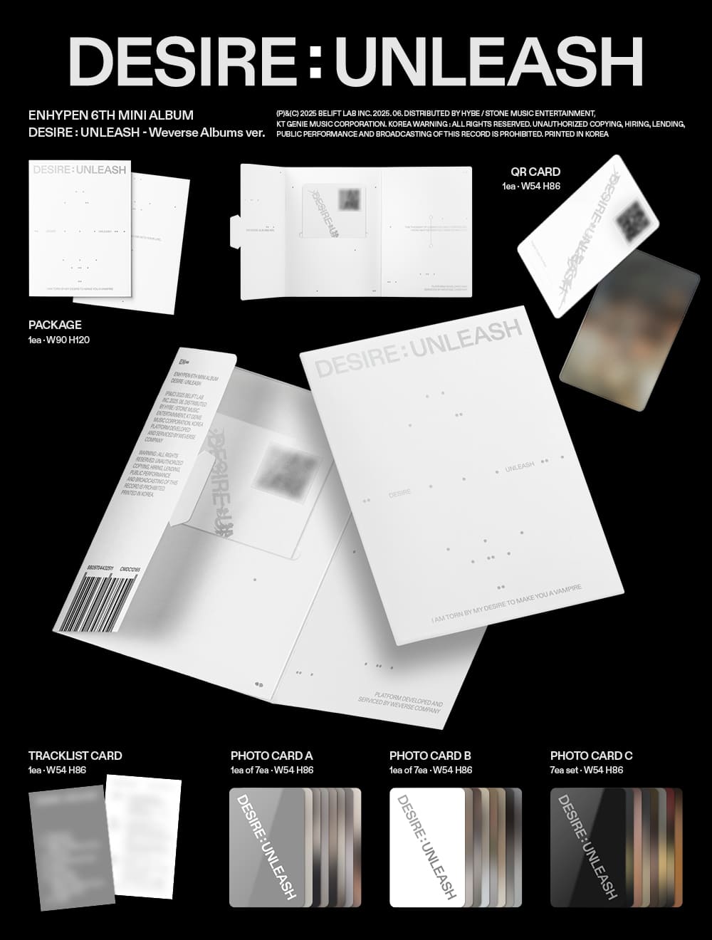 ENHYPEN - Desire: Unleash (Weverse Albums ver)