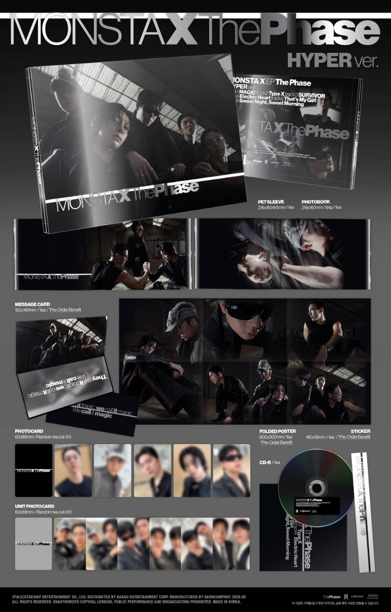 MONSTA X - The Phase [EP Album] (Photobook ver)
