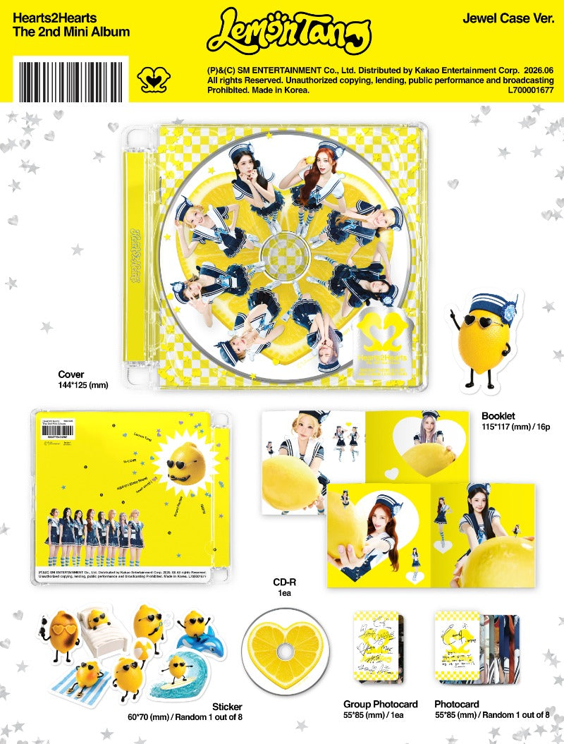 Hearts2Hearts - Lemon Tang [2nd Mini Album] (Jewel Case ver)