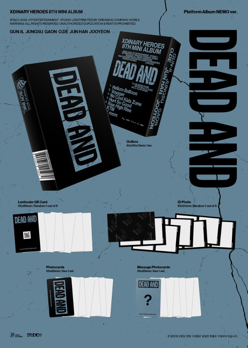 Xdinary Heroes - Dead And [8th Mini Album] (Platform Nemo ver)