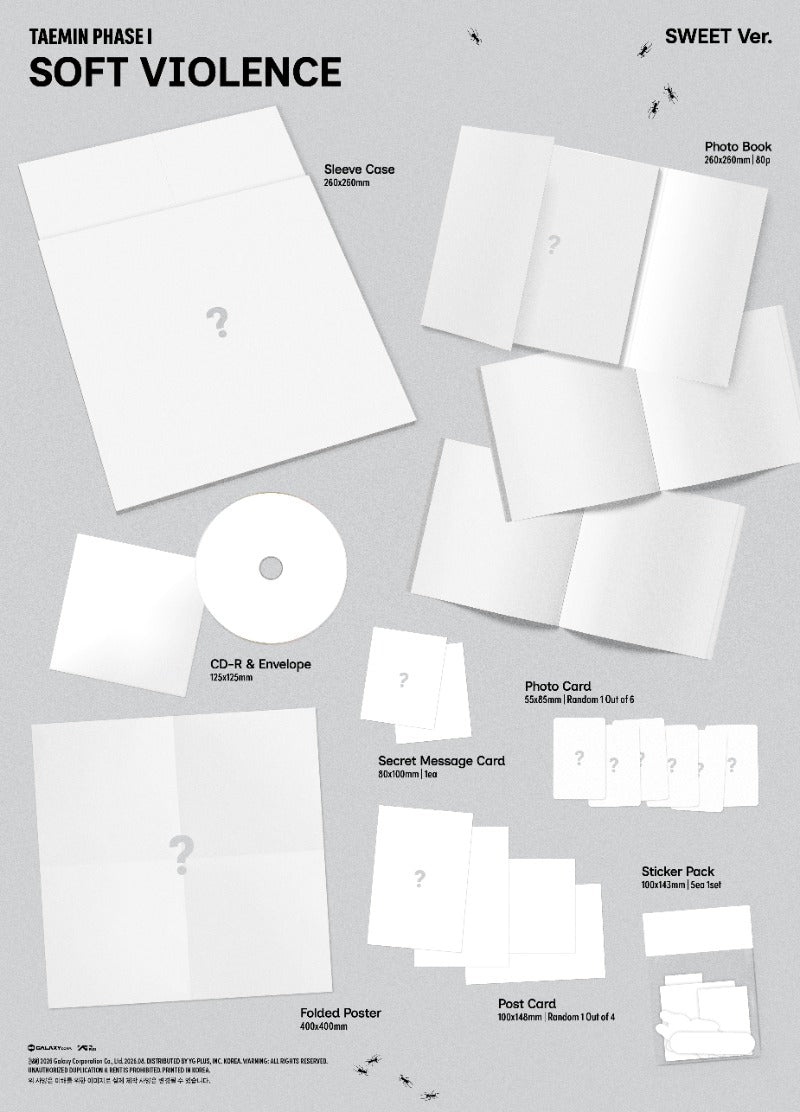 (Supplier/Applemusic POB) TAEMIN - Phase I: Soft Violence (Photobook ver)